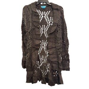 Cardigan Sweater By Survival Size S  Womens Boho Style Lightweight Layer